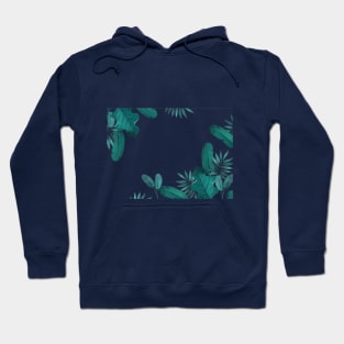 Leaf pattern Hoodie